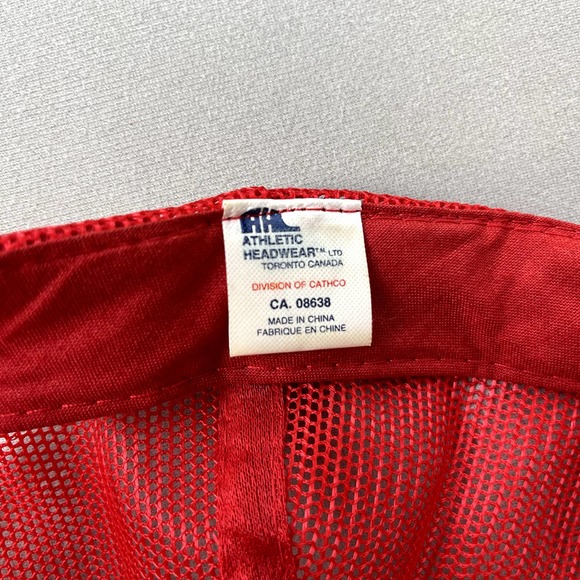 Vintage Niagara Falls Snapback Hat Trucker Adult Red Canada 5 Panel Maple Leaf - Picture 6 of 6